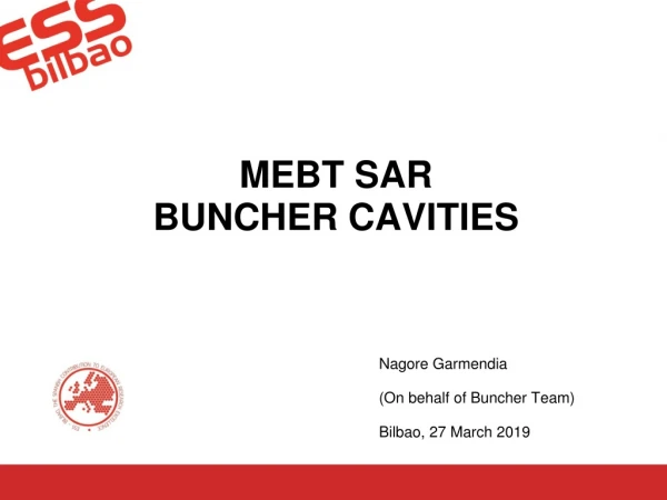 MEBT SAR BUNCHER CAVITIES