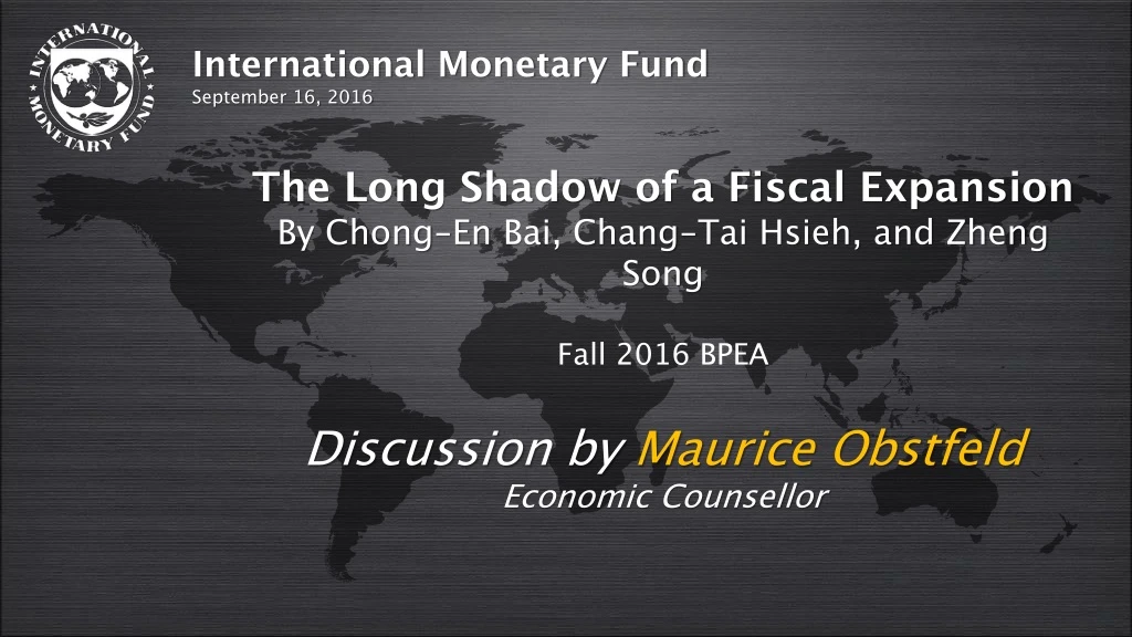 international monetary fund september 16 2016