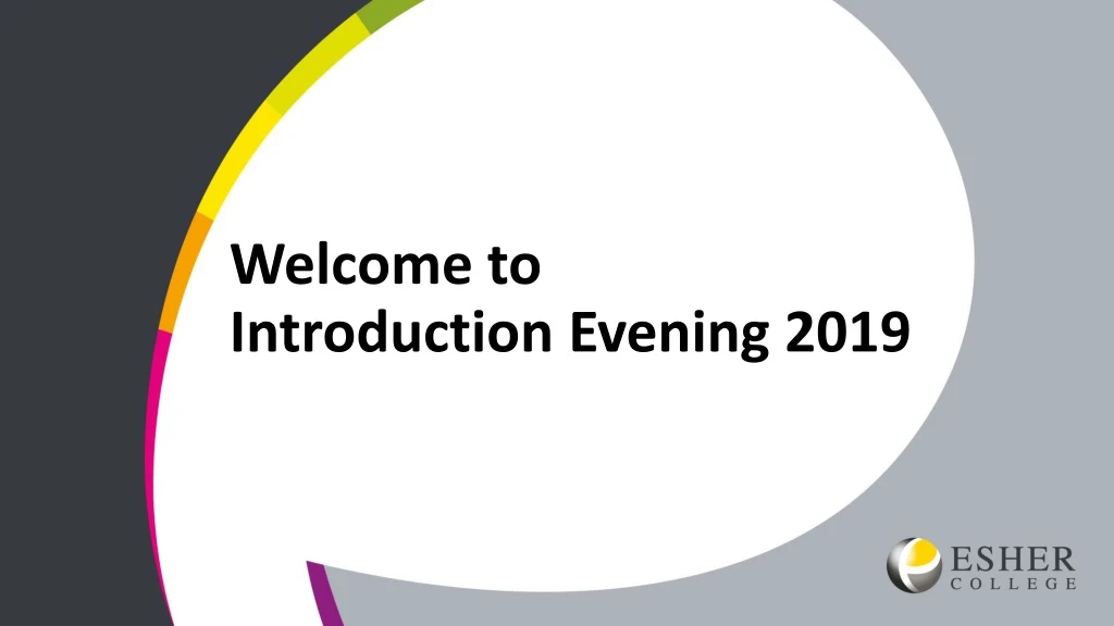 welcome to introduction evening 2019