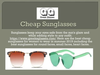 Cheap sunglasses 