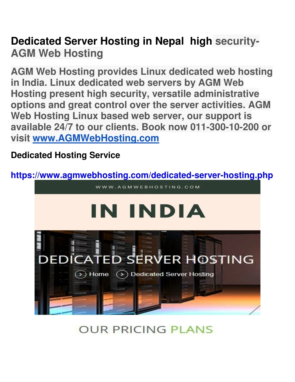 dedicated server hosting in nepal high security