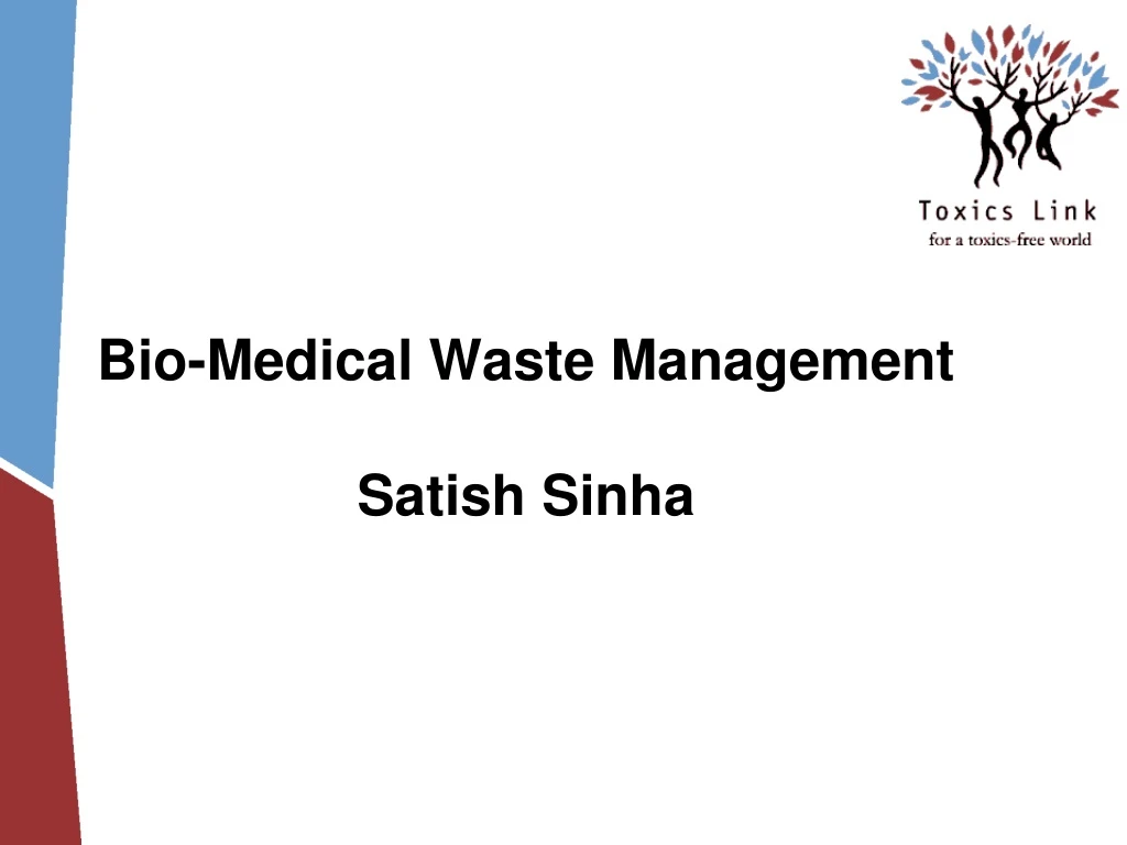 bio medical waste management satish sinha