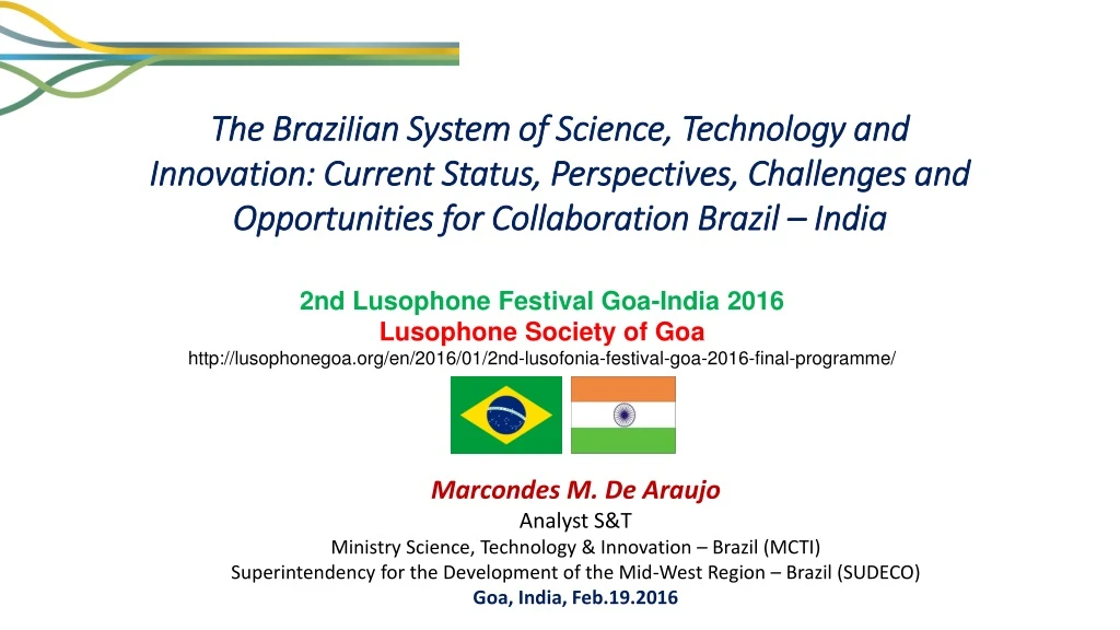 the brazilian system of science technology