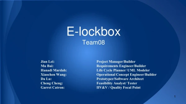 E-lockbox