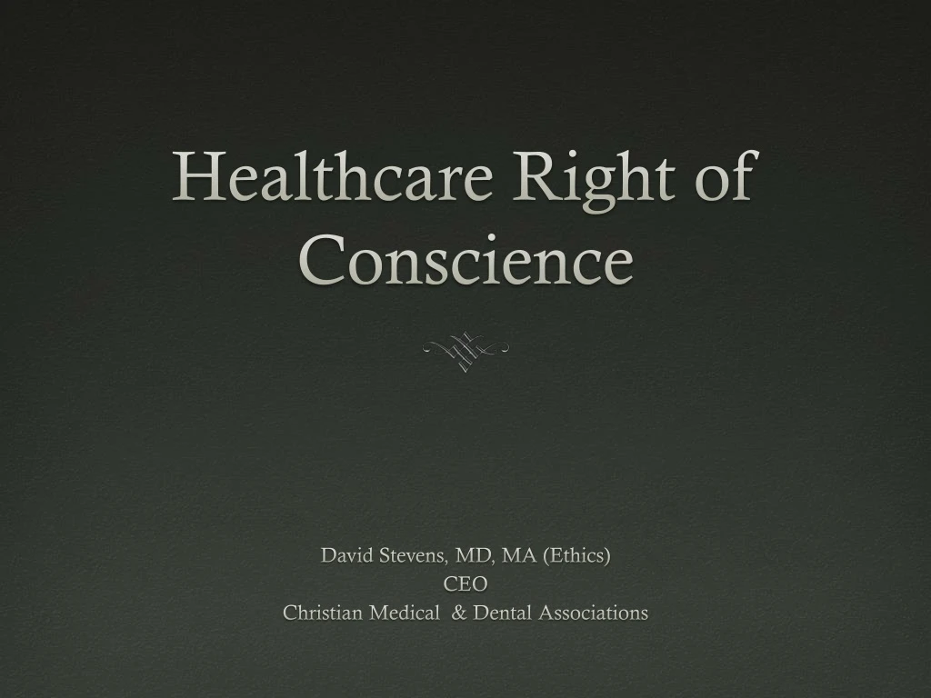 healthcare right of conscience