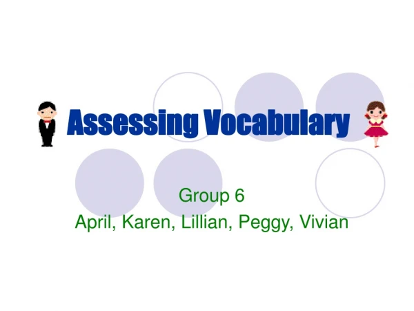 Assessing Vocabulary