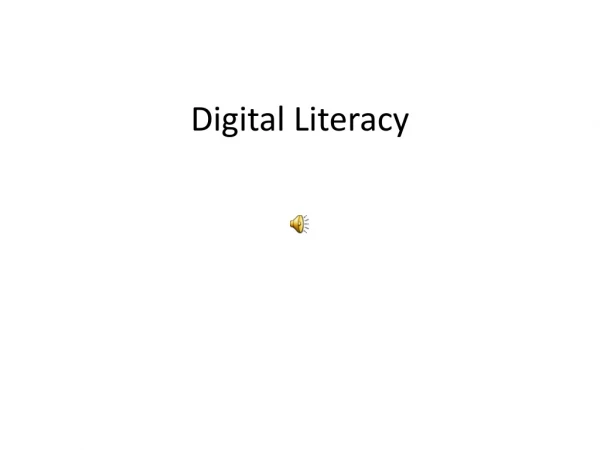 Digital Literacy