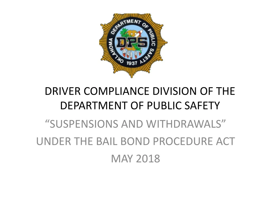 driver compliance division of the department of public safety