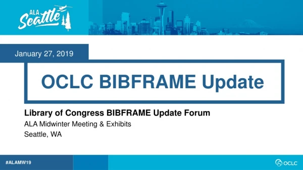 OCLC BIBFRAME Update