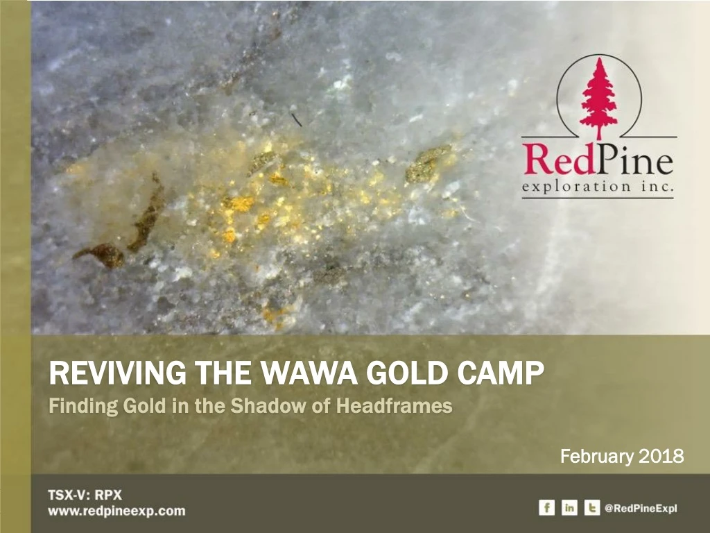 reviving the wawa gold camp finding gold