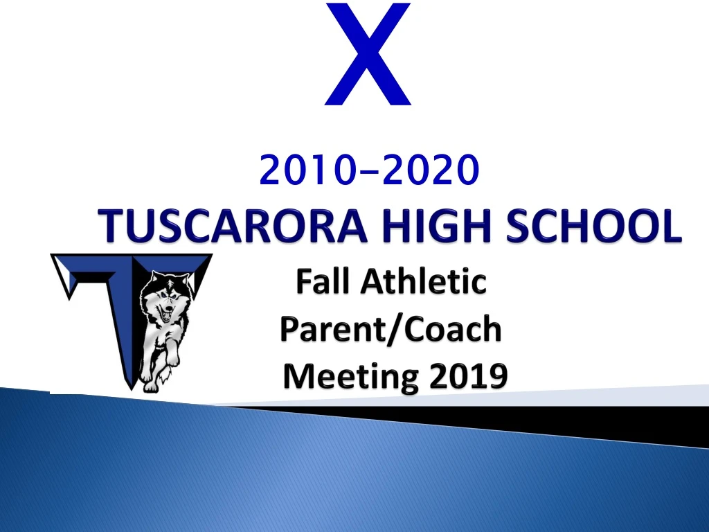 tuscarora high school fall athletic parent coach meeting 2019