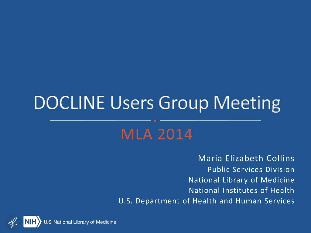 docline users group meeting