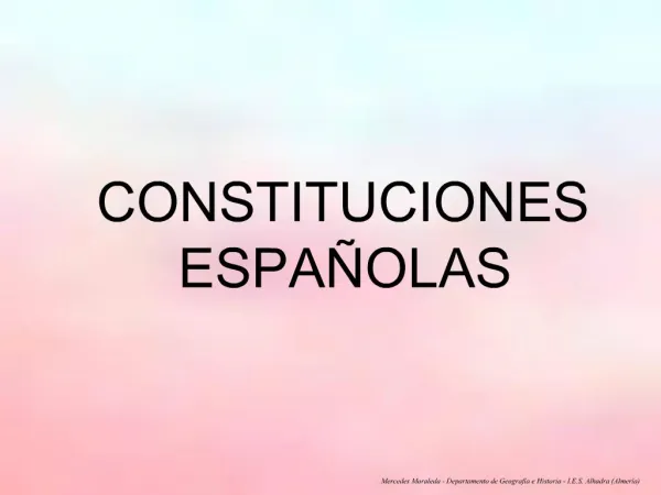 CONSTITUCIONES ESPA OLAS