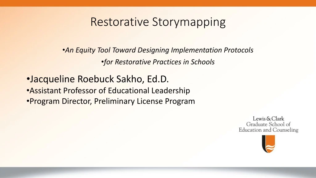 restorative storymapping