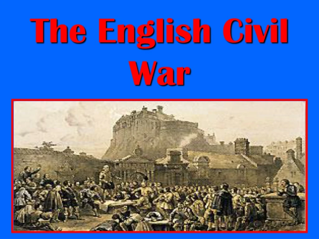 the english civil war