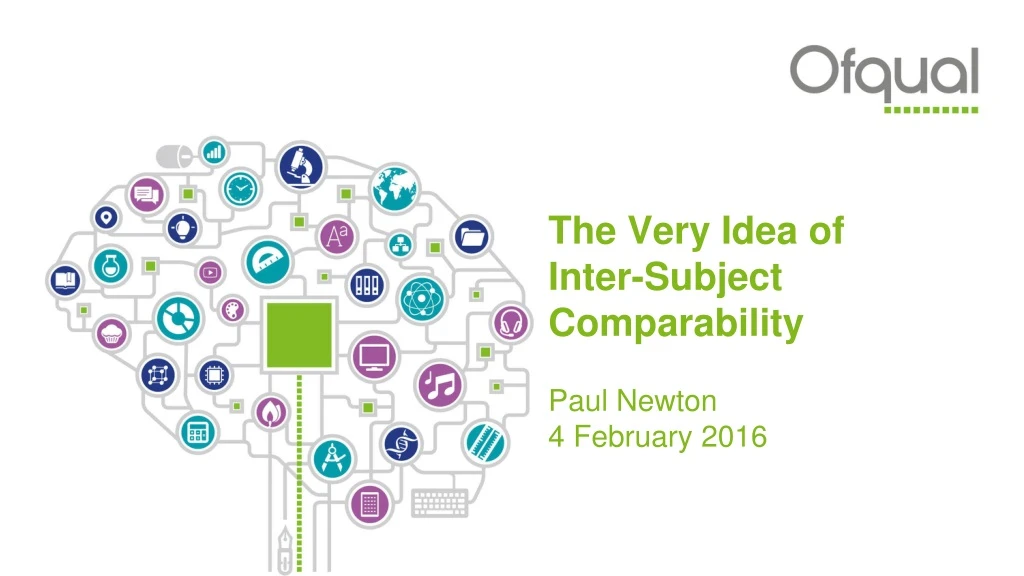 the very idea of inter subject comparability