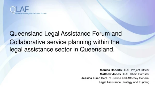 Queensland Legal Assistance Forum