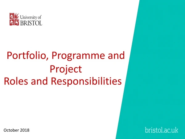 Portfolio, Programme and Project