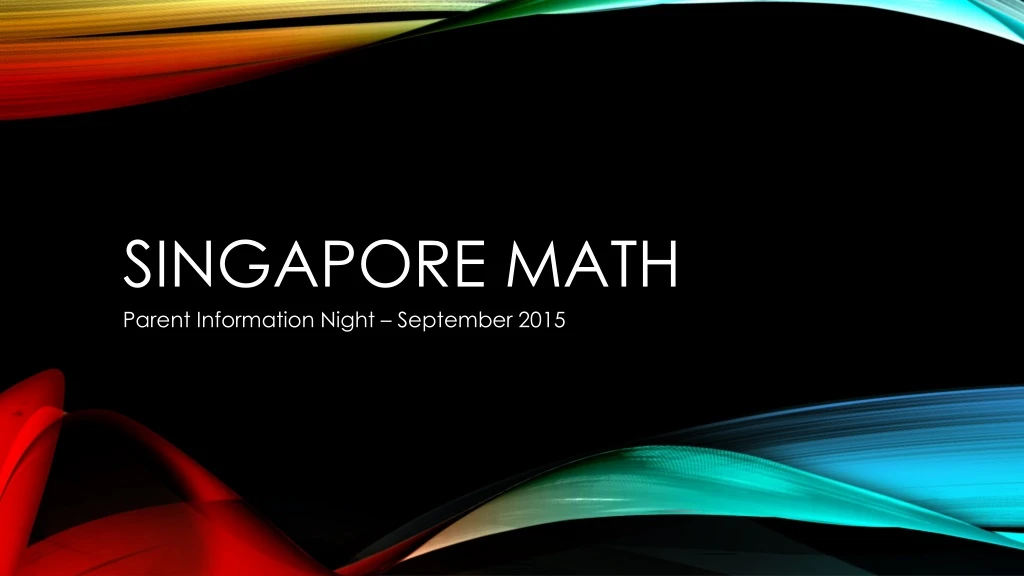 singapore math