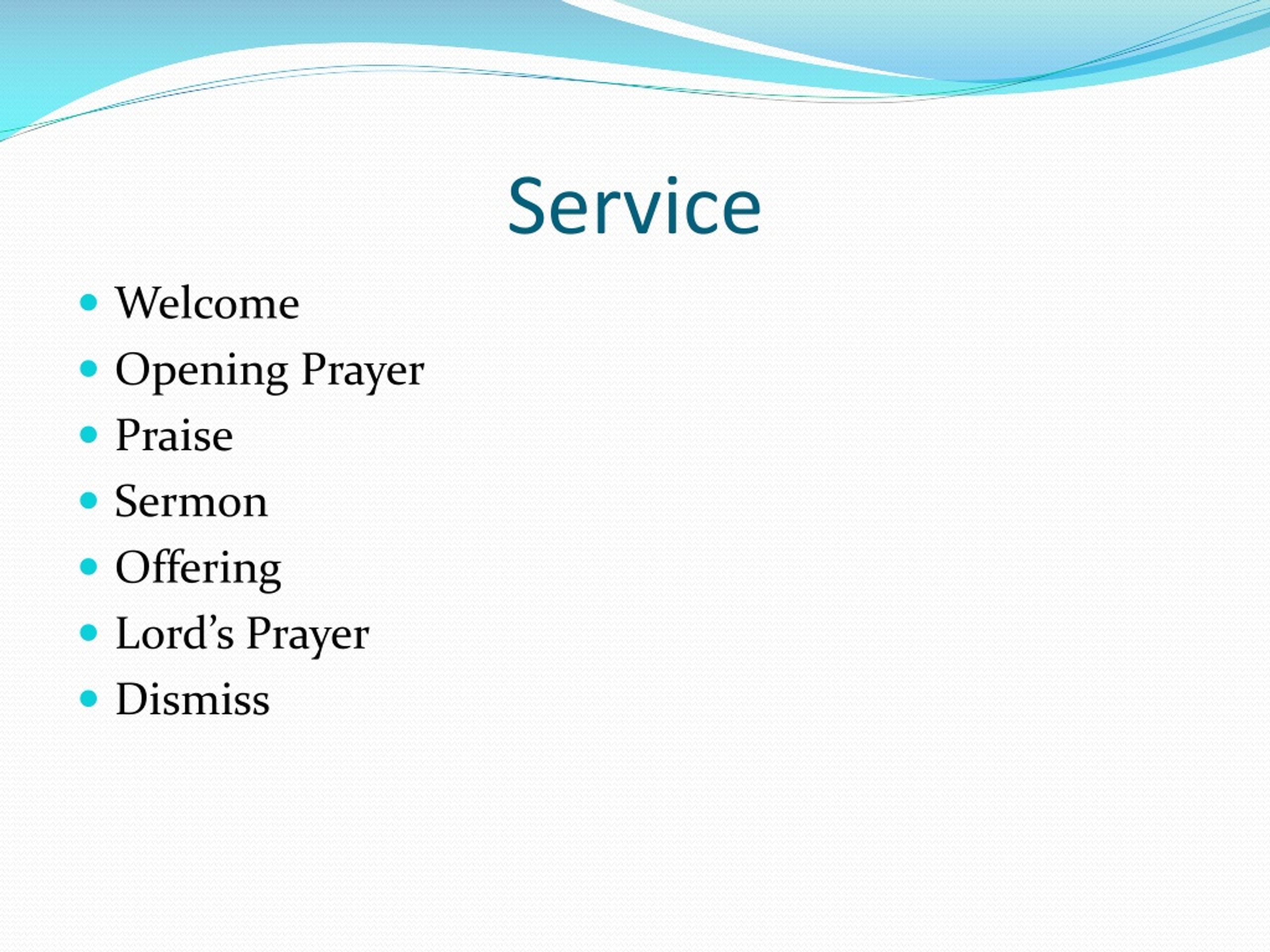 Guiding Light Sunday Service - slide 1