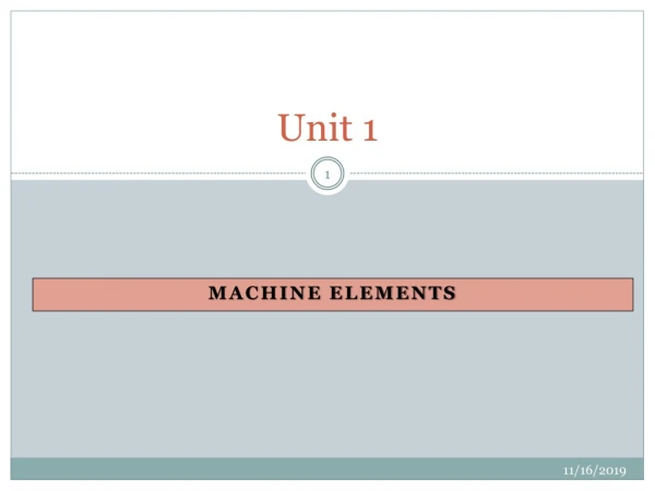 Unit 1