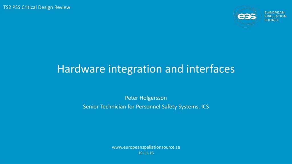 hardware integration and interfaces