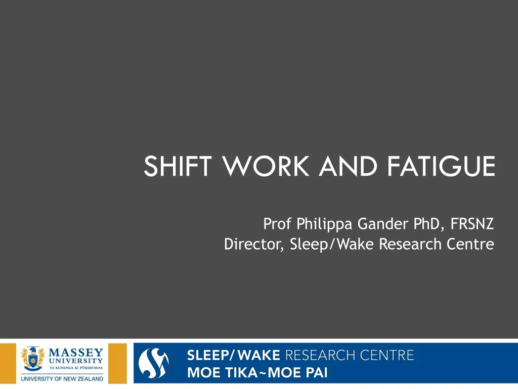 shift work and fatigue