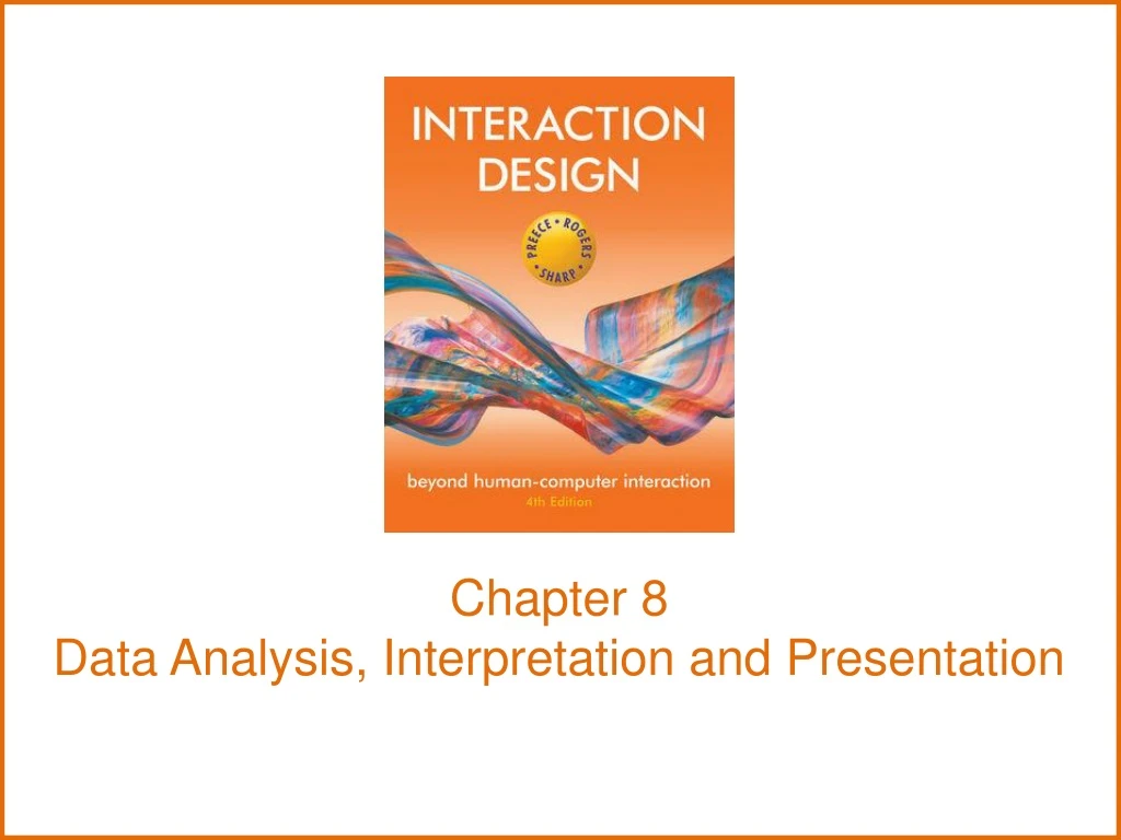 chapter 8 data analysis interpretation