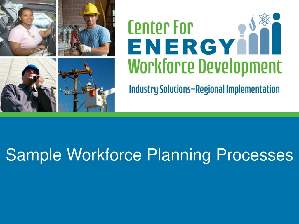 sample workforce planning processes