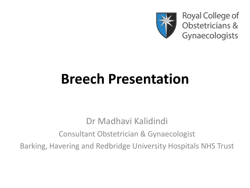 breech presentation