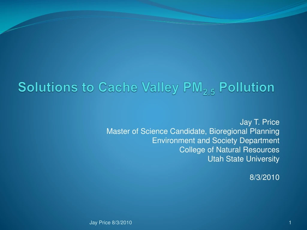solutions to cache valley pm 2 5 pollution