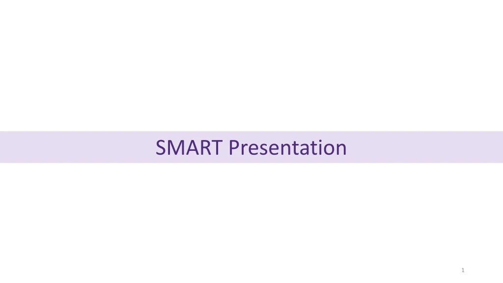 smart presentation