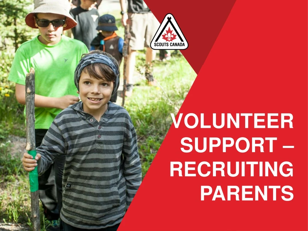 volunteer support recruiting parents