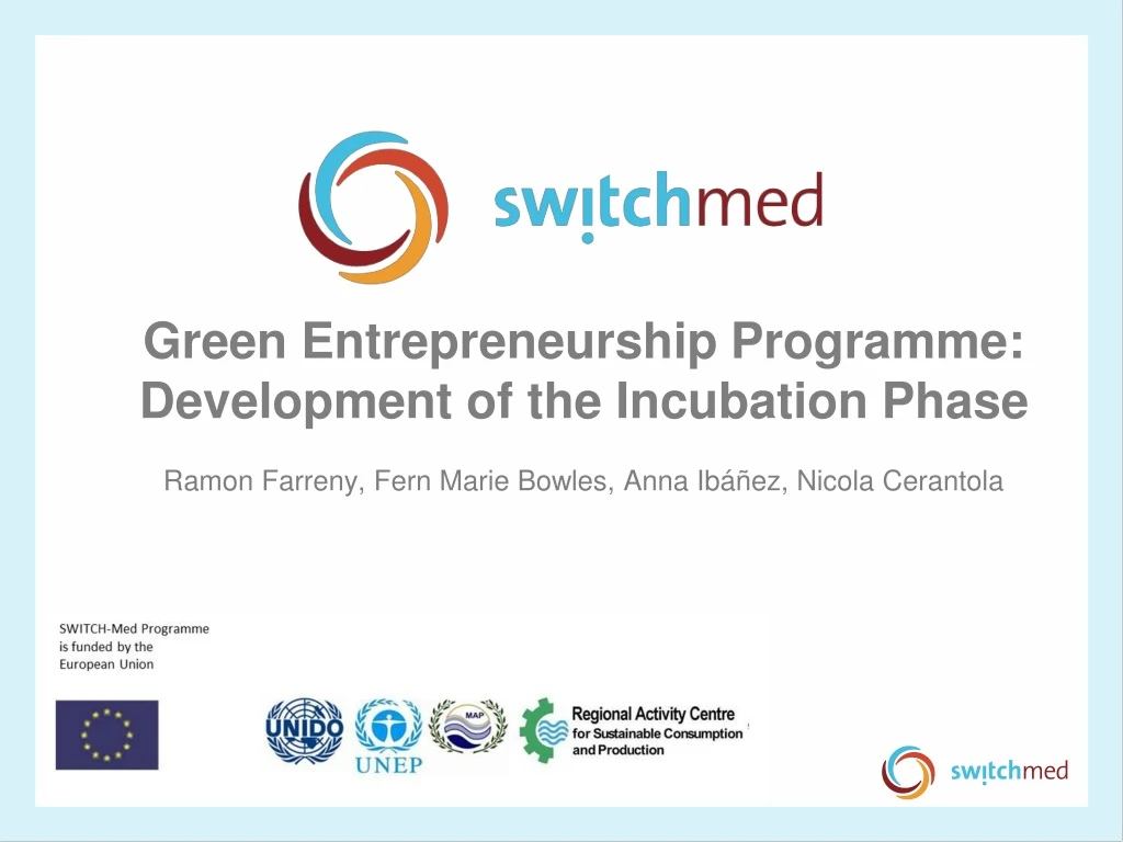 green entrepreneurship programme development