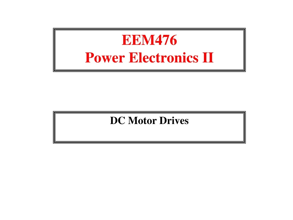 eem47 6 power electronics i i