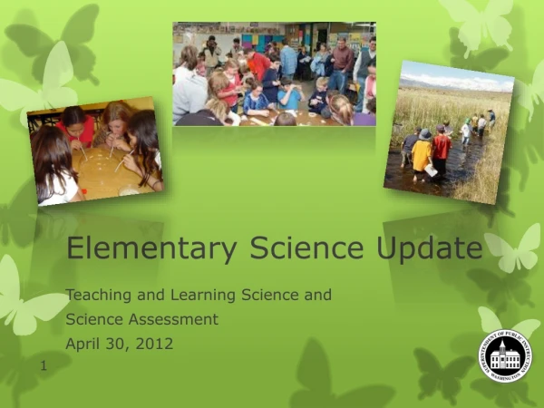 Elementary Science Update