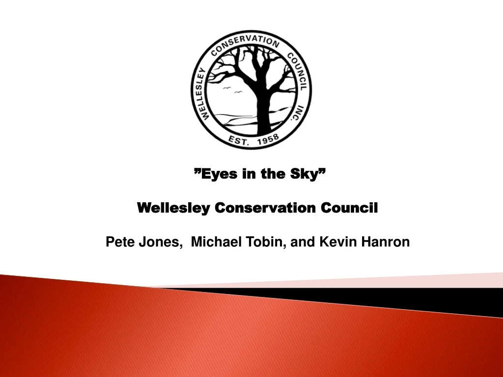 eyes in the sky wellesley conservation council