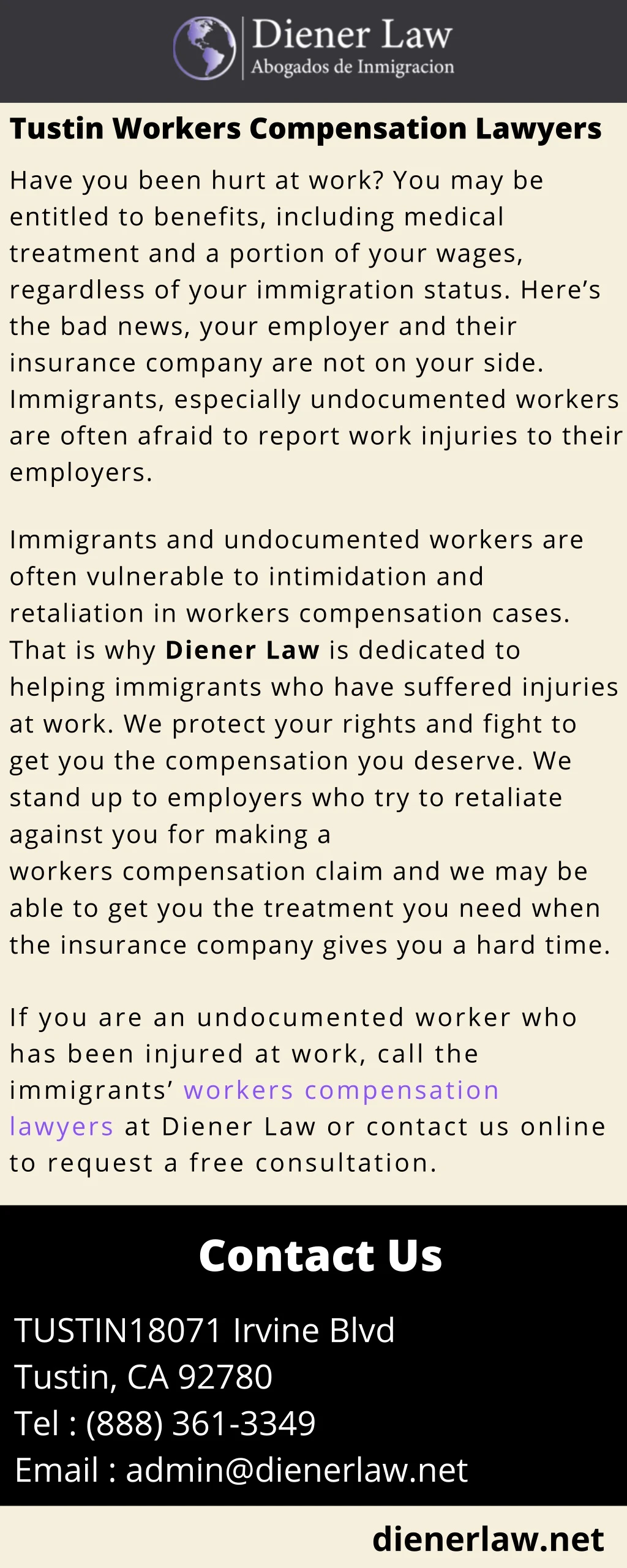 tustin workers compensation lawyers