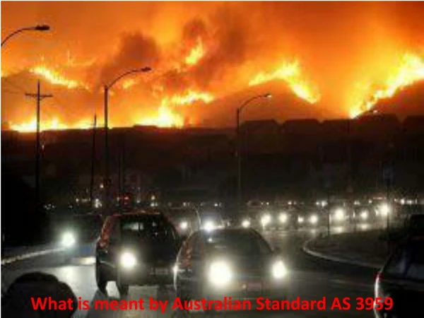 what is meant by australian standard as 3959