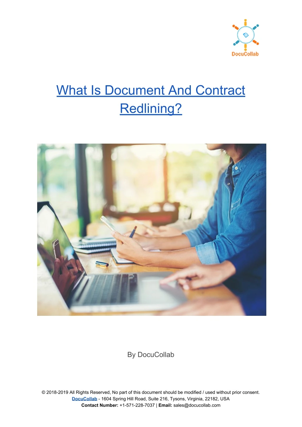 what is document and contract redlining