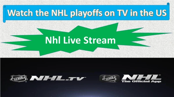 NHL Stream will make sure to have all the NHL in season
