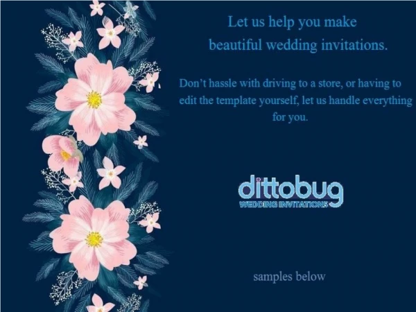 Dittobug Wedding Invitations