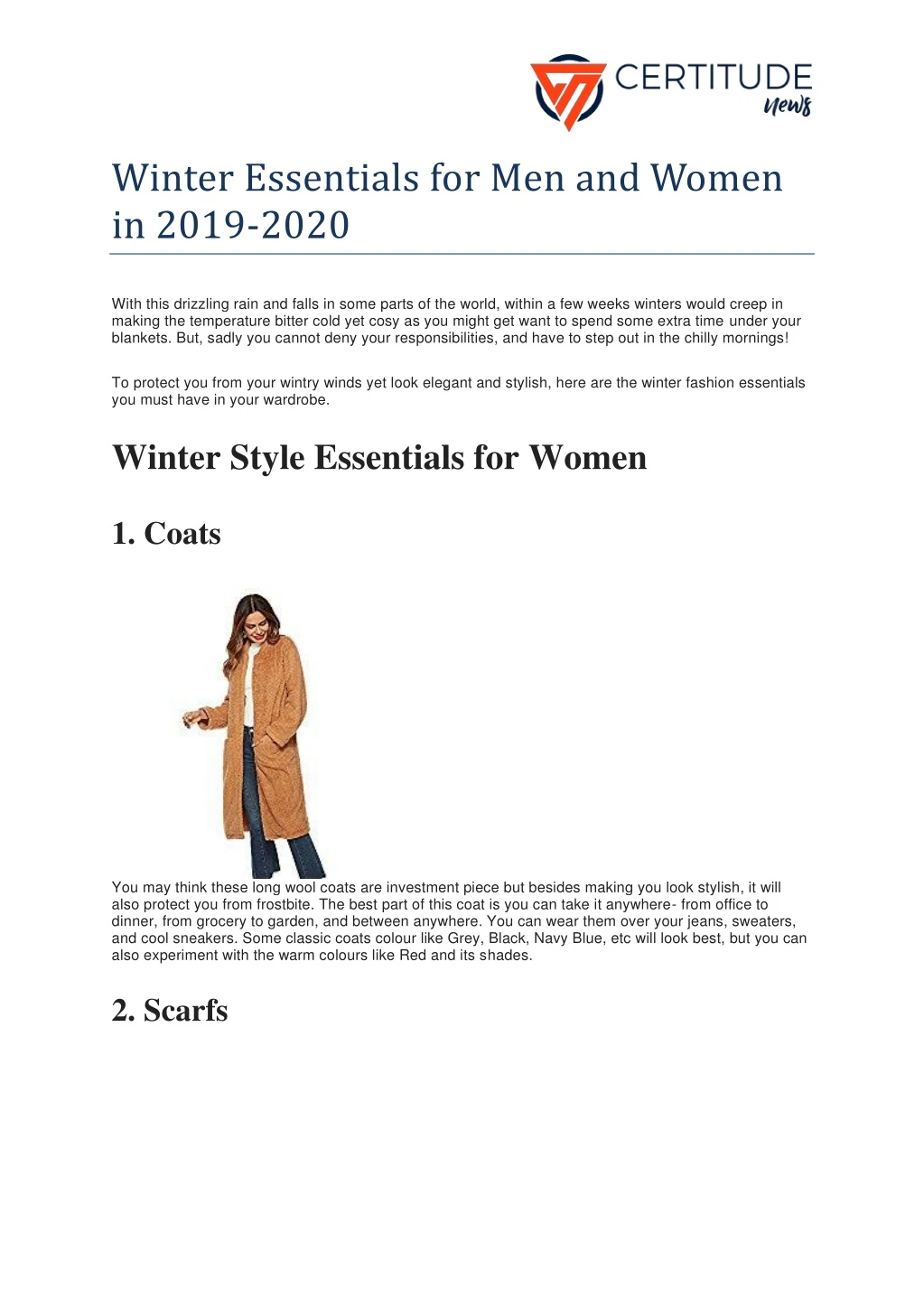 winter essentials for men and women in 2019 2020