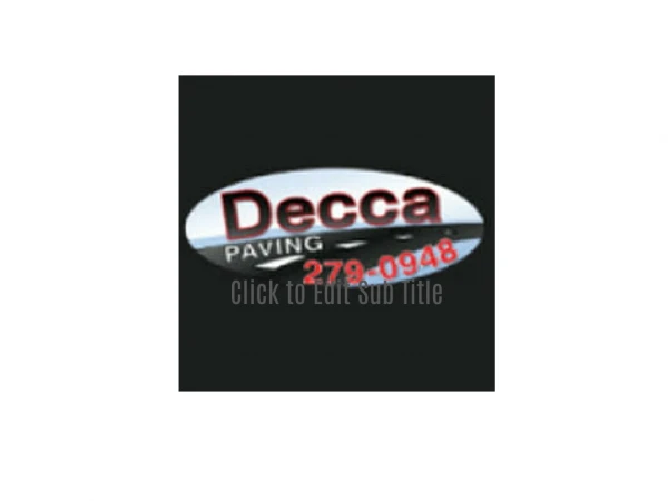Decca Paving, Inc.
