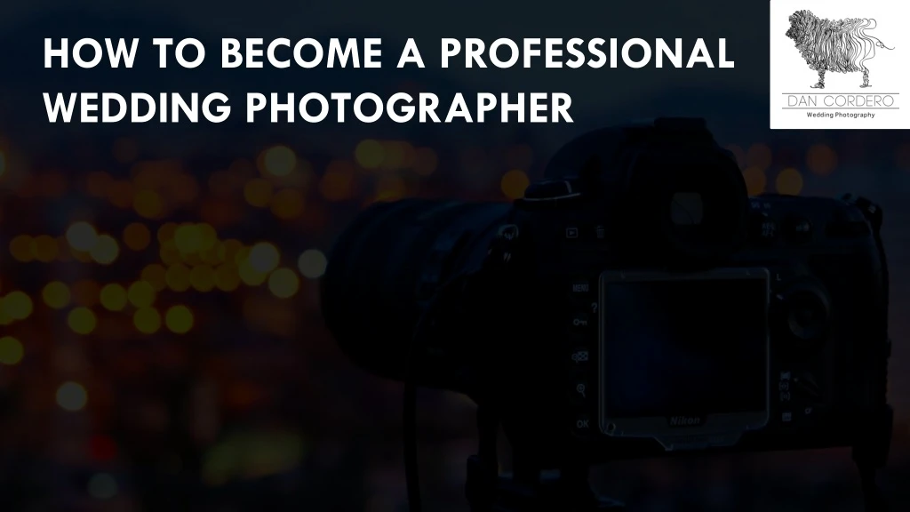 how to become a professional wedding photographer