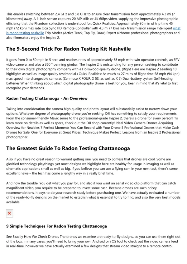 Facts About Radon Testing Knoxville Revealed