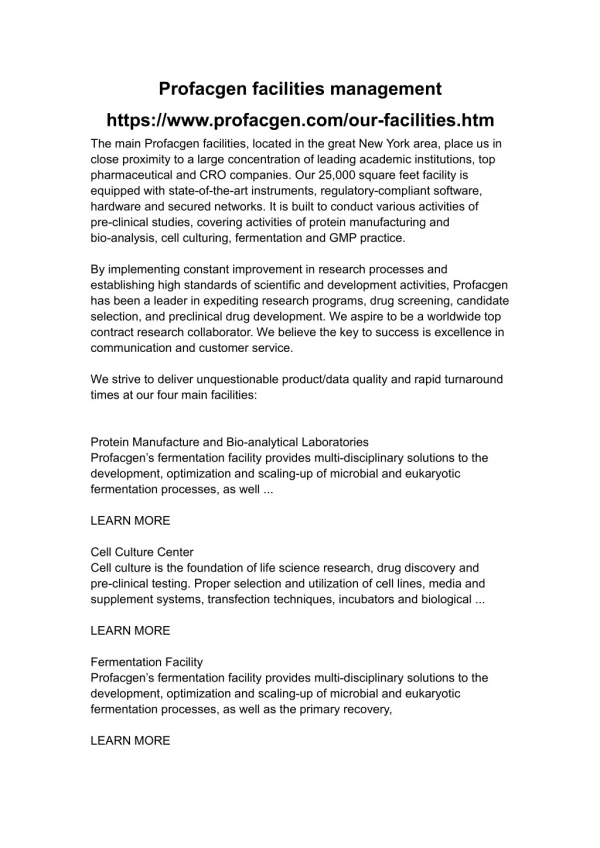 profacgen facilities management