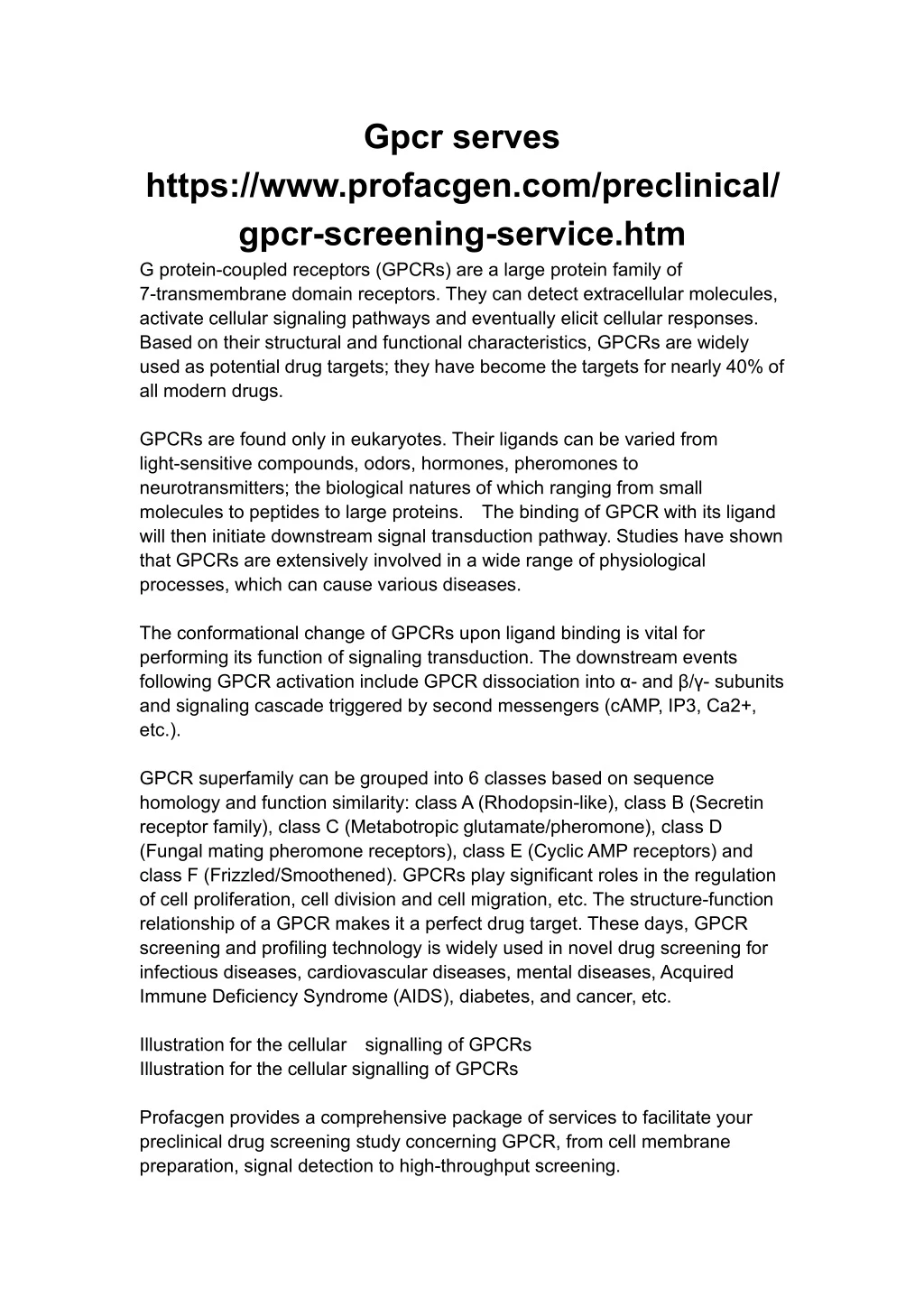 gpcr serves