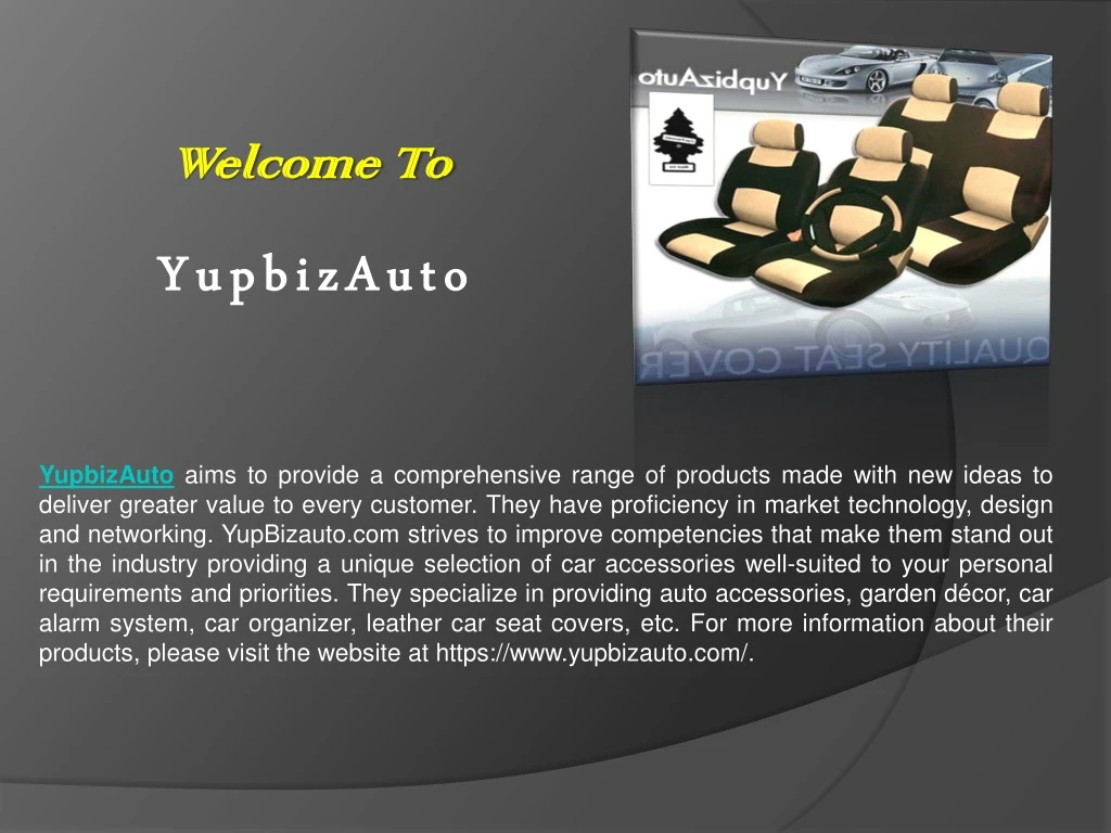 welcome to yupbizauto