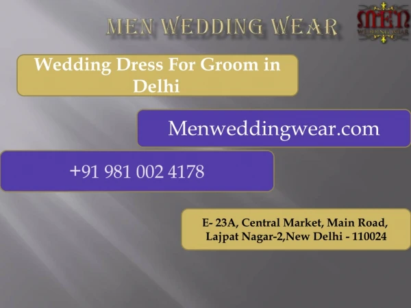 men wedding wear